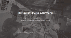 Desktop Screenshot of plaisirgourmand.com